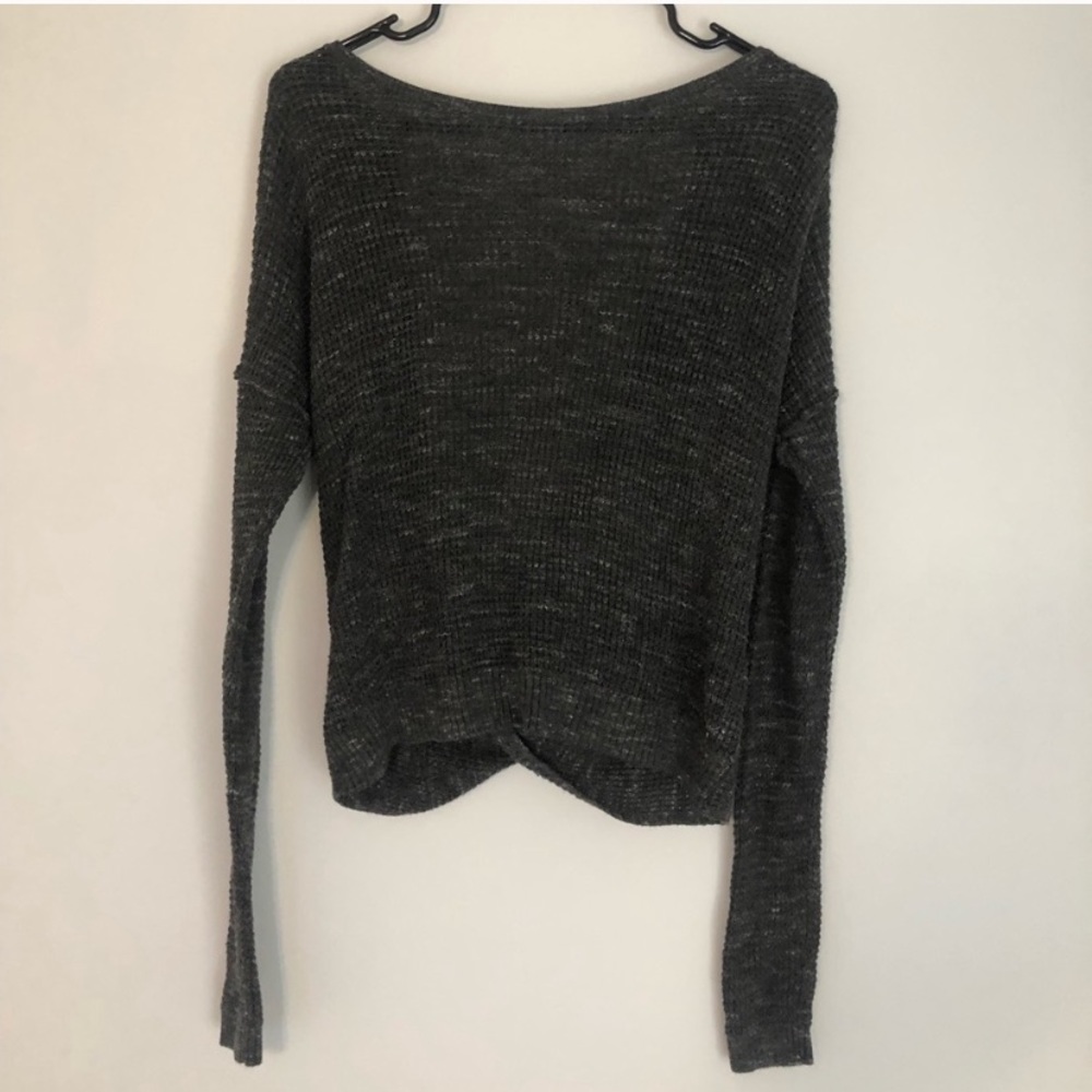 Women’s open back sweater